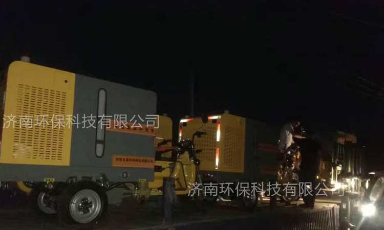 某城市管理局采購(gòu)小型三輪高壓清洗車順利送達(dá)